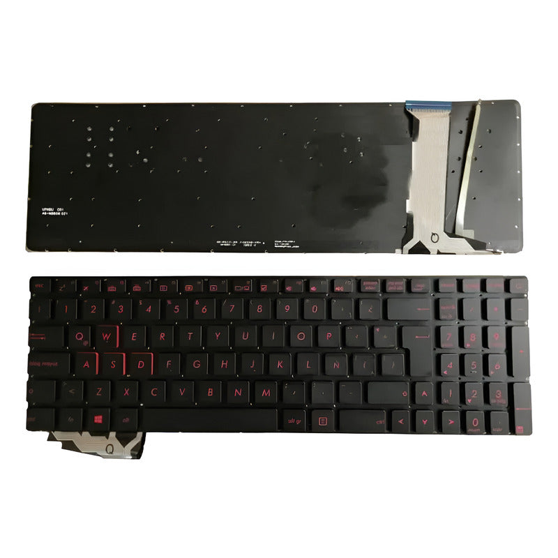 Teclado Asus Rog Gl551 Gl551jk Gl551jm Negro Español Latinoamérica