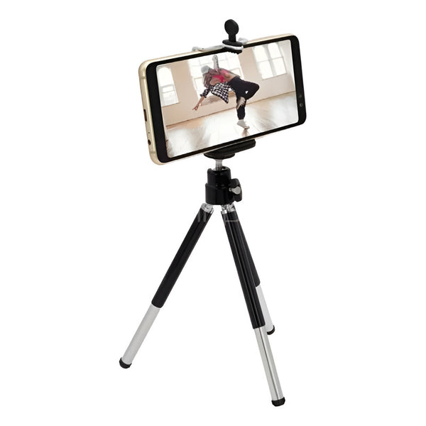 Tripode Philco Tr217 Para Smartphone Metalico Color Negro