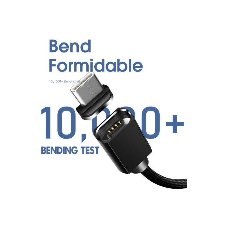 Cable Carga Rápida 3.0 Magnético Usb Micro Usb | Essager Iph Negro
