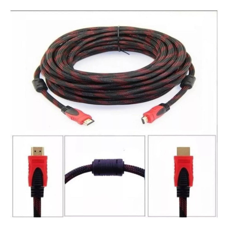 Cable Hdmi 20 Metros Negro