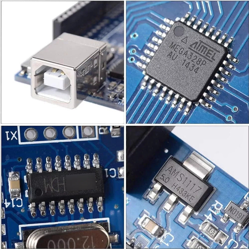 2 Unidades Upgrade One R3 Smd Tecneu, Compatible Con Arduino