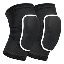 Cargar imagen en el visor de la galería, 1 Par De Rodilleras Acolchadas De Espuma Negro
