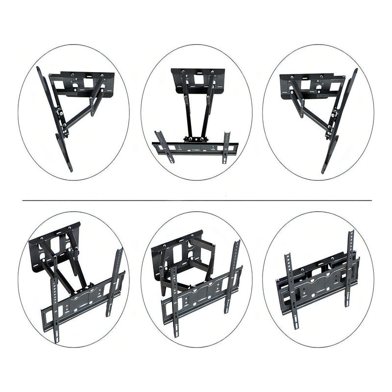 Soporte Para Tv Doble Brazo 30 Hasta 70 5098 Color Negro