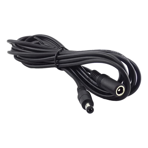 Cable Extensión 5mts 12v Para Camara De Seguridad Vshop Negro