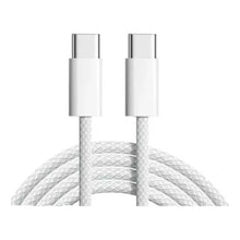 Cargar imagen en el visor de la galería, Cable Original Usb-c AC 1m 60w Para iPhone iPad Blanco
