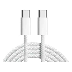 Cable Original Usb-c A C 1m 60w Para iPhone iPad Blanco