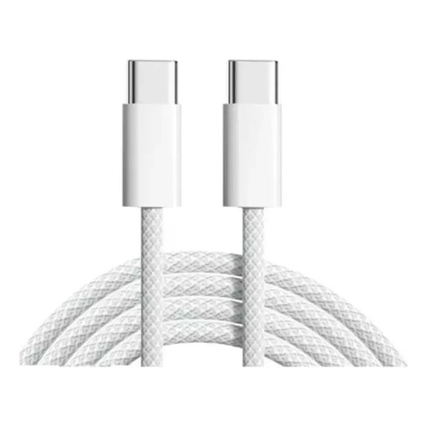 Cable Original Usb-c A C 1m 60w Para iPhone iPad Blanco
