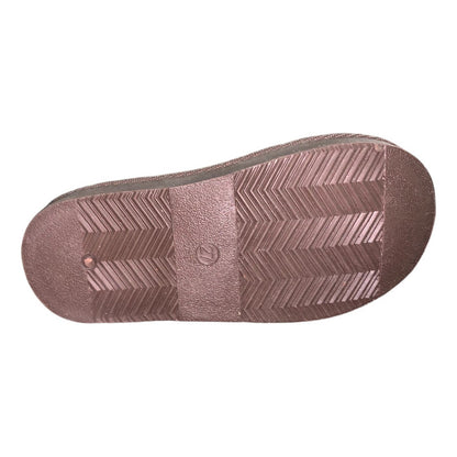 Bota Pantufla De Niño Con Chiporro Marrón Geométrico 27 Cl