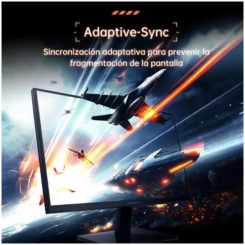 Monitor Gamer Machenike 27'' Qhd 180hz 450nit 1ms Para Pc Negro