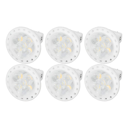 Pack 6 Ampolletas Gu5.3 (mr16) Blanco Cálido