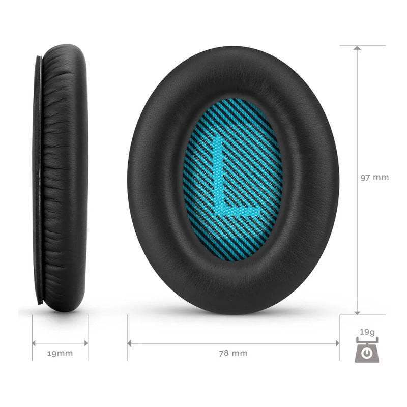 Almohadillas Repuesto Para Audífonos Bose Qc15 Qc25 Qc35