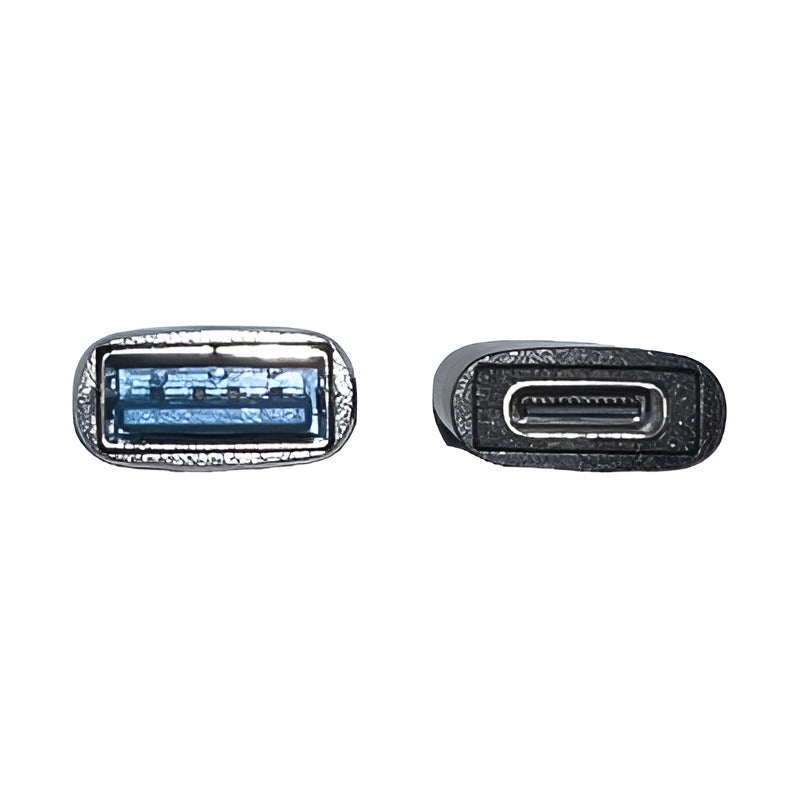 Adaptador Usb Otg A Usb-c + Usb-c A Usb3 Negro