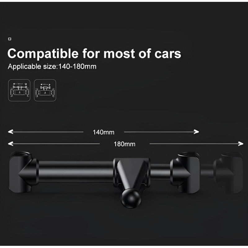 Soporte Para Tablet iPad De Auto Coche 4.7-11in Universal Negro