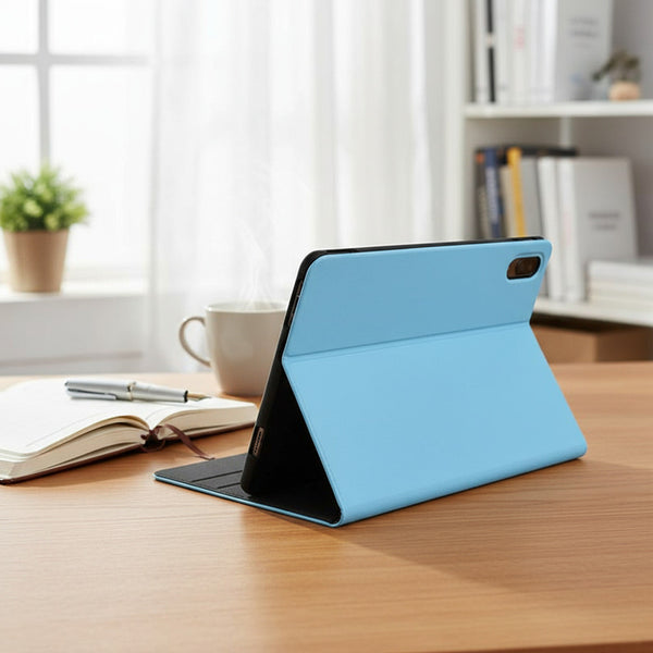 Funda Resistente Para Lenovo P11 Plegable Celeste