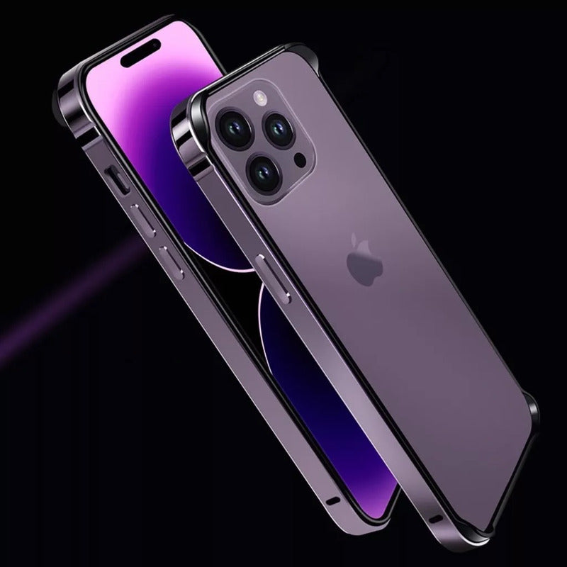 Funda Marco Metálico Para iPhone 15 Silver