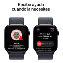 Cargar imagen en el visor de la galería, Apple Watch Series 10 Gps  Caja De Aluminio Negro Azabache De 46 Mm  Correa Loop Deportiva Color Tinta (nuevo Con Caja Abierta)

