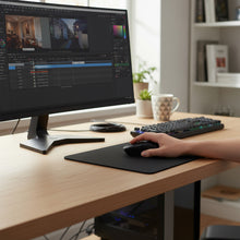 Cargar imagen en el visor de la galería, Mouse Pad Alfombrilla Mouse Generico 24x22cm Negro Negro
