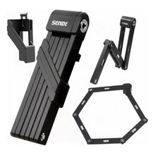 Cargar imagen en el visor de la galería, Candado Plegable Impermeable Sende Para Moto Y Bicicleta
