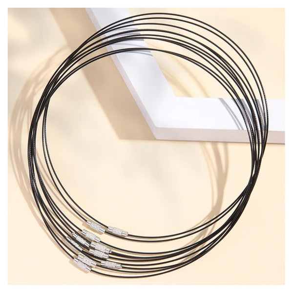 30 Pcs Collar De Acero Inoxidable Gargantilla