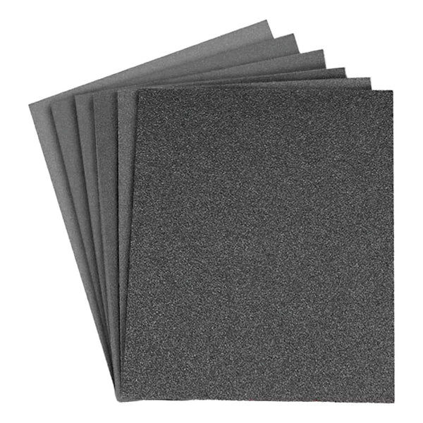 25 Pc Lija Pliego Metal Fierro Madera 230x280mm Grano 120 25