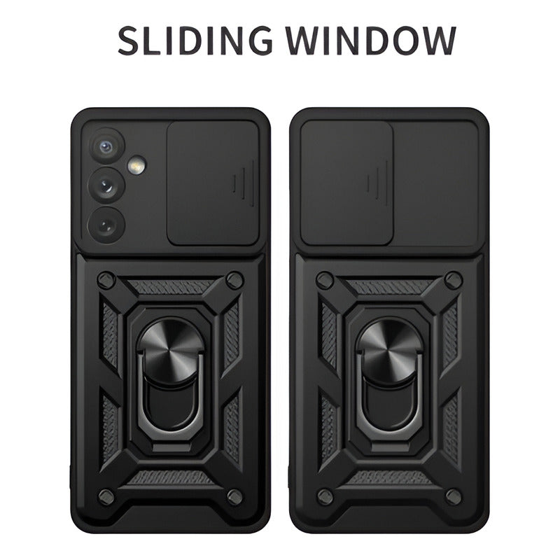 Carcasa Para Samsung Antishock Anillo Blindada Series S Azul Oscuro S23 Ultra