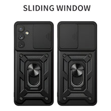 Cargar imagen en el visor de la galería, Carcasa Para Samsung Antishock Anillo Blindada Series S Azul Oscuro S23 Ultra
