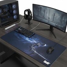 Cargar imagen en el visor de la galería, Mouse Pad Gamer Xl Antideslizante Caballero Con Espada Azul Oscuro Caballero Con Espada
