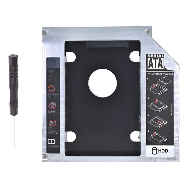 Caddy Adaptador 9.5mm Disco Macbook Notebook Sata Hdd Ssd
