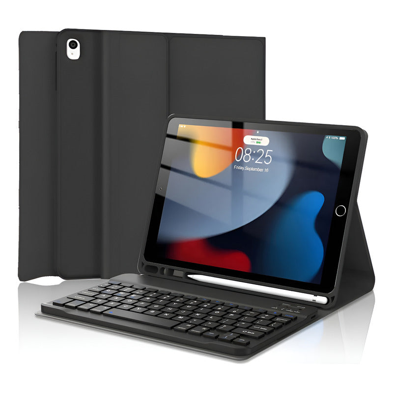 Funda Con Ñ Teclado Para iPad 7 8 9gen 10.2 / Air3 / Pro10.5 Negro