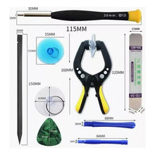 Cargar imagen en el visor de la galería, Kit Herramientas Reparación 18 En 1 Pinza Separador Display
