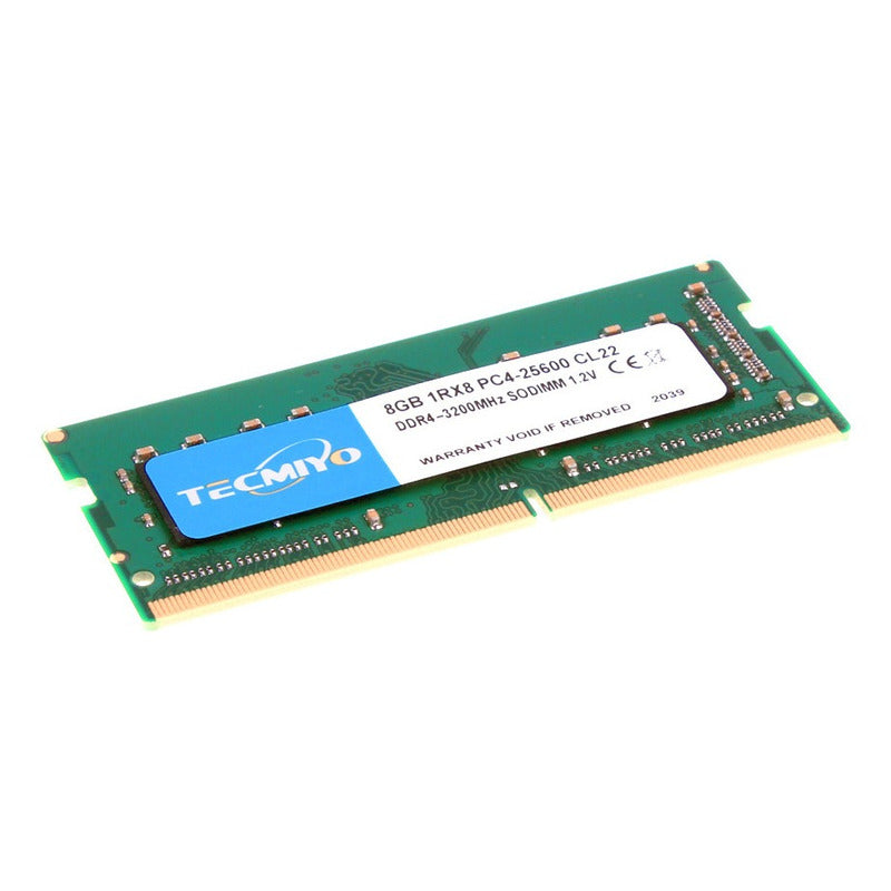 Memoria Ram Ddr4 8gb 3200 Mhz Tecmiyo 25600 Sodim