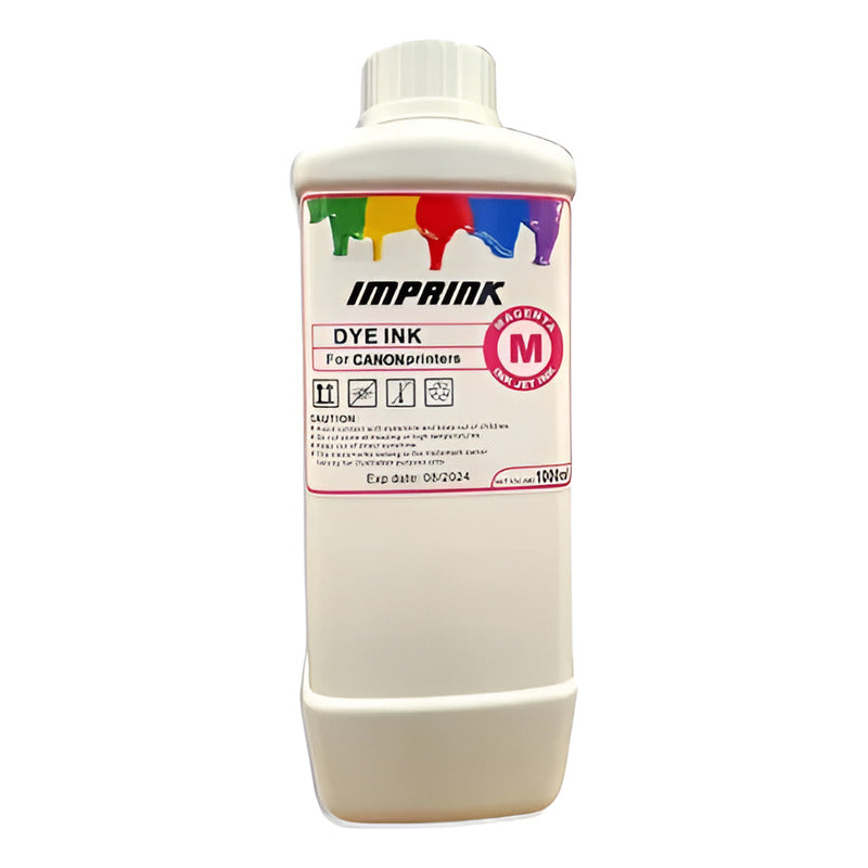 Tinta Dye Para Impresoras Canon Ecotank Premium 1 Litro Magenta