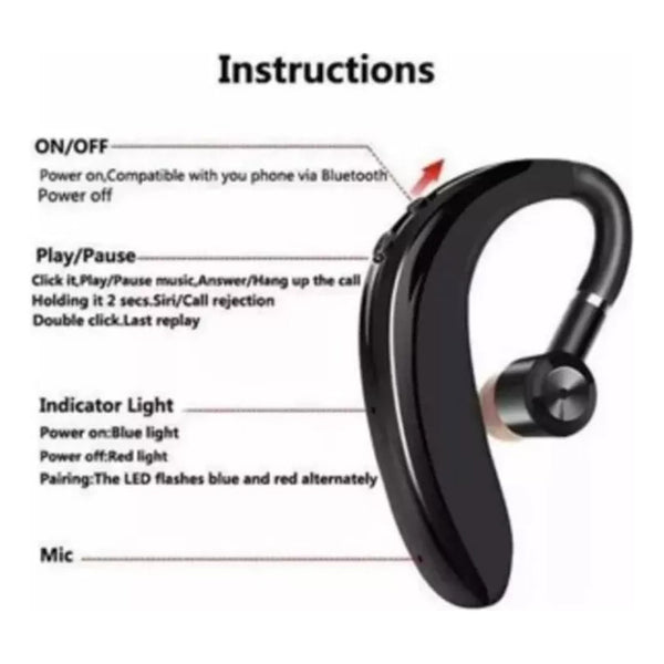 Audífonos Bluetooth Inalámbrico S109 Comodidad Calidad
