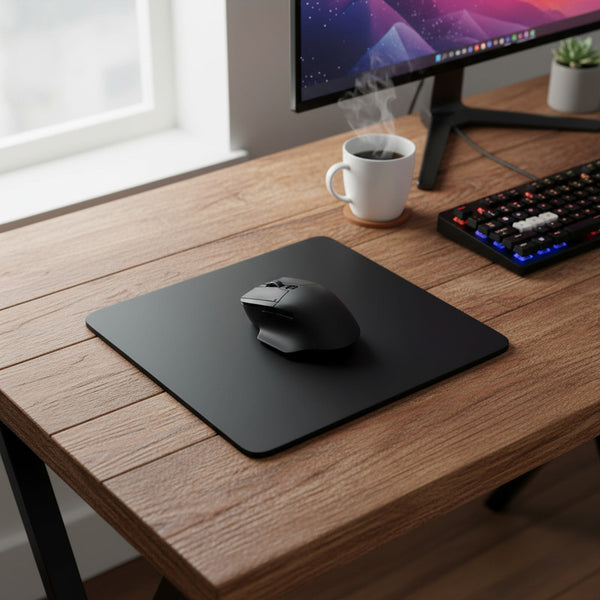 Mouse Pad Rectangular 18x22cm Negro Negro