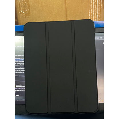 Funda Para iPad 10.2 Con Ranura Espacio Pencil Negro/transparente