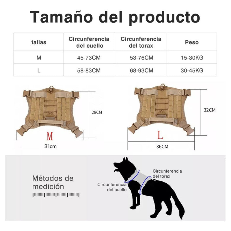 Arnés Táctico Con Forma De Coraza Talla M Beige