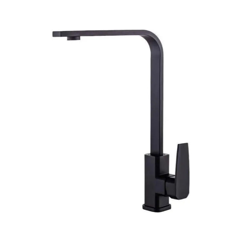 Llave Lavaplatos Monomando Moderna Negro Mate