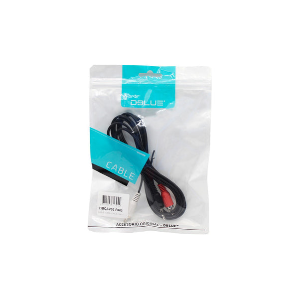Cable 3.5mm A 2rca/ 1.8 Mts