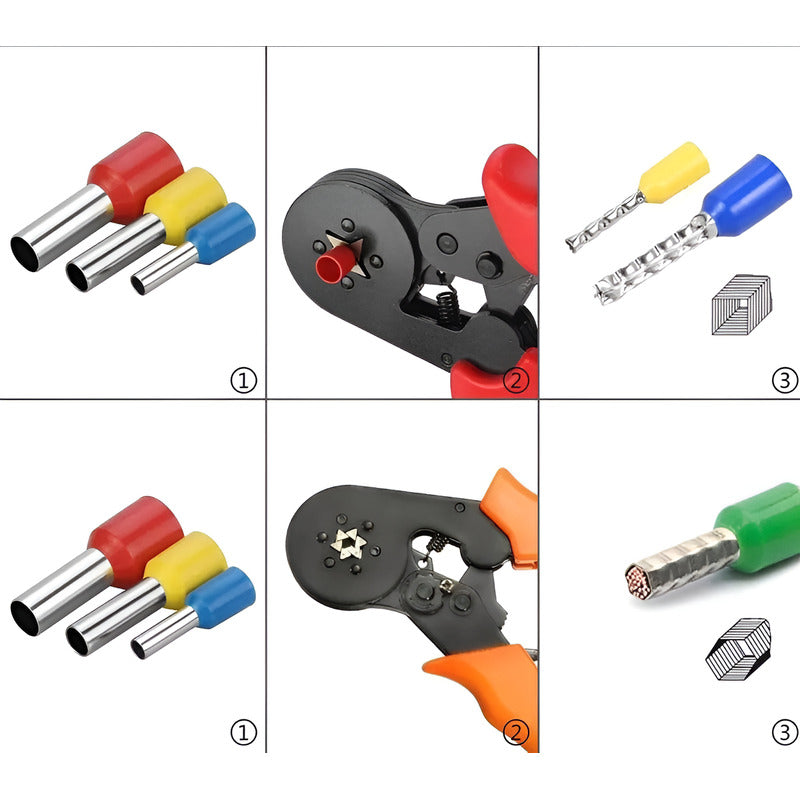 Kit Terminales Electricos Ferrules 1200 Variado