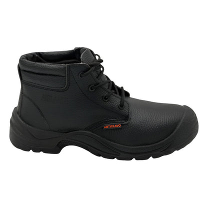 Zapato De Seguridad Anticlavo Certificado Negro 38 Cl