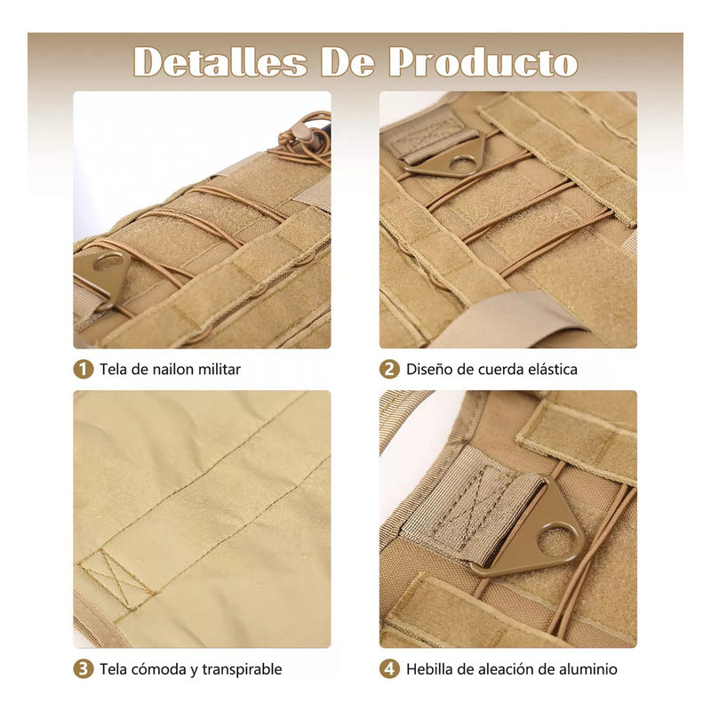 Arnés Táctico Con Forma De Coraza Talla M Beige