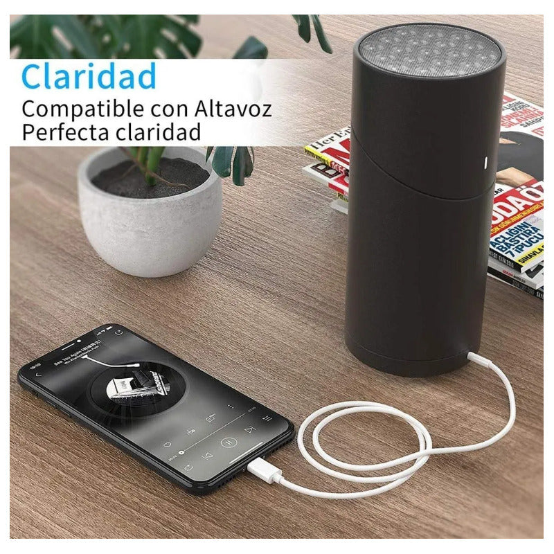 Cable Auxiliar Jack A Ios Blanco