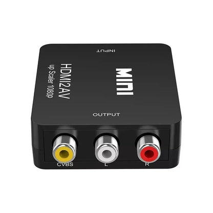 Mini Adaptador De Señal Hdmi - Rca Audio Y Vídeo