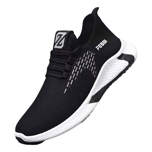 Zapatillas Deportivas Casuales Ligeras Y Transpirables Negro Tela 41