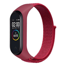 Cargar imagen en el visor de la galería, Correa Nylon Para Xiaomi Watch Ajustable Cómodo Transpirable Rojo 1.5 Cm
