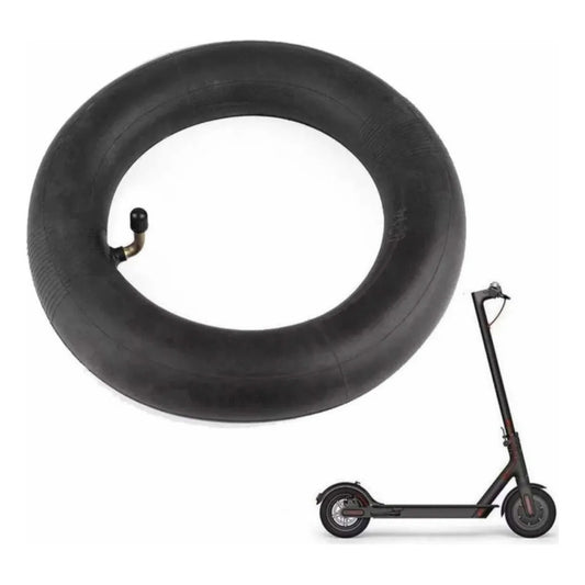 Cámara De Aire Scooter 8.5x2 Válvula 90 Grados Schrader Negro