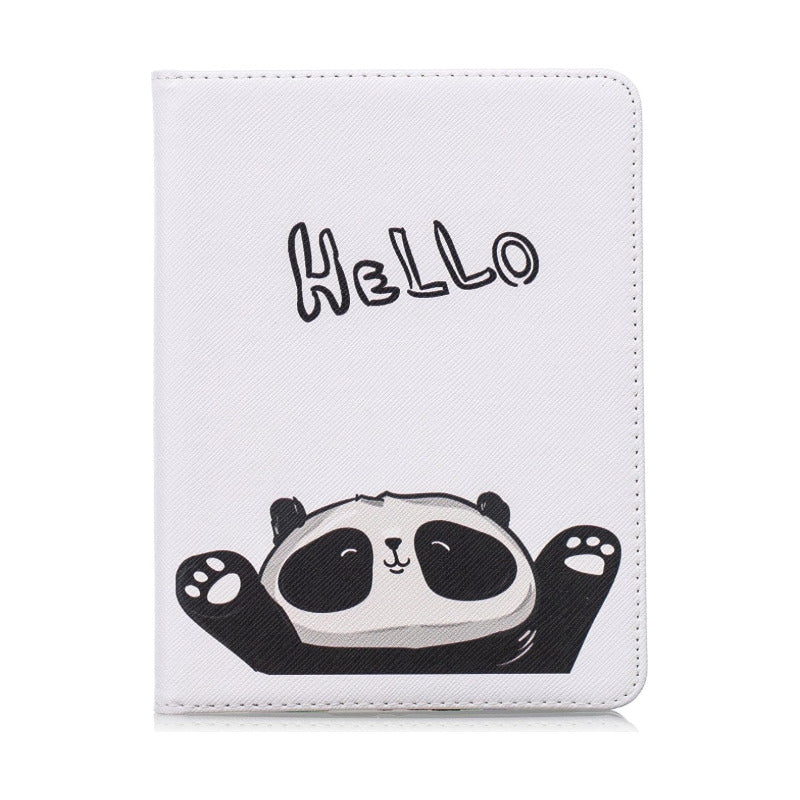 Carcasa Funda Para iPad 10.2 9a Gen Panda Blanco