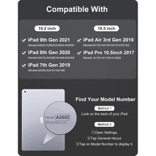Load image into Gallery viewer, Funda Con Ñ Teclado Para iPad 7 8 9gen 10.2 / Air3 / Pro10.5 Negro
