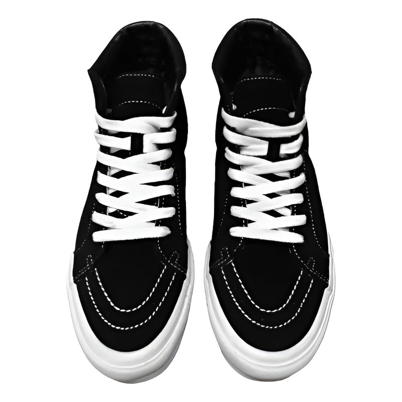 Zapatilla Hombre Loña Caña Negra Negro Negro 40 Eu