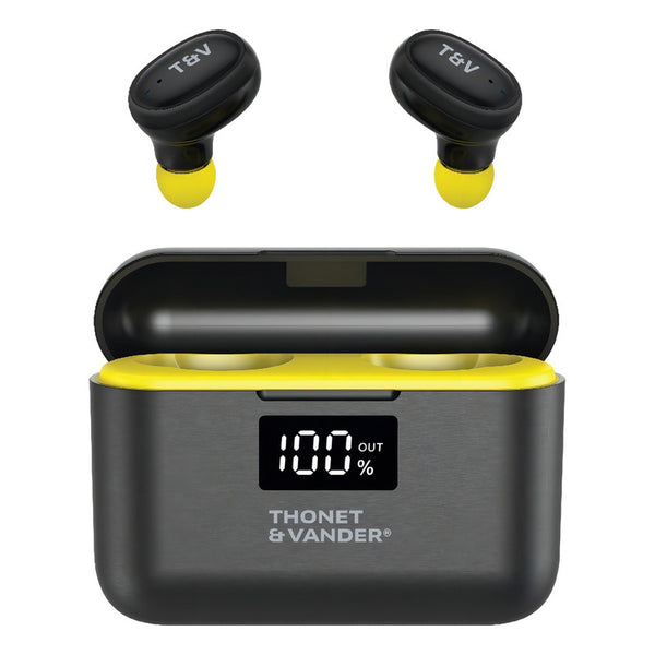 Auriculares In-ear Inalámbricos Thonet & Vander Bohne Topp Negro Con Luz Led